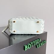 Fortok Bottega Veneta Gateway Shoulder Bag White 23.5x17.5x9cm - 3