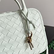 Fortok Bottega Veneta Gateway Shoulder Bag White 23.5x17.5x9cm - 2