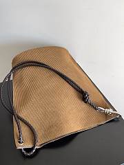 Fortok Bottega Veneta Knot Bucket Shoulder Bag Brown 755083 41x27.5x12cm - 3