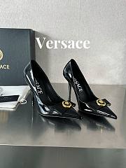 Fortok Versace Gianni Ribbon High Heels Black - 1