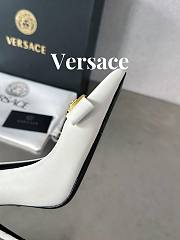 Fortok Versace Gianni Ribbon High Heels White - 4