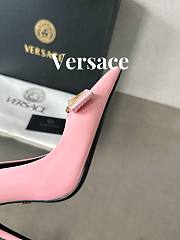 Fortok Versace Gianni Ribbon High Heels Pink - 5