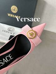 Fortok Versace Gianni Ribbon High Heels Pink - 4