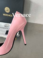 Fortok Versace Gianni Ribbon High Heels Pink - 2