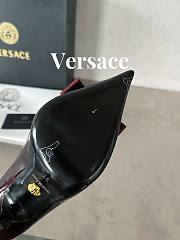 Fortok Versace Gianni Ribbon High Heels Burgundy - 2