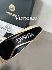 Fortok Versace Gianni Ribbon High Heels Beige - 3
