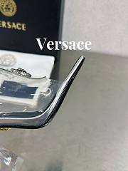 Fortok Versace Gianni Ribbon Mules Silver - 6