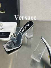 Fortok Versace Gianni Ribbon Mules Silver - 4