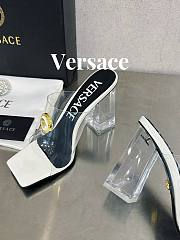 Fortok Versace Gianni Ribbon Mules White - 2