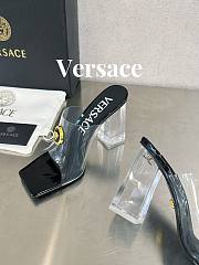 Fortok Versace Gianni Ribbon Mules Black - 2