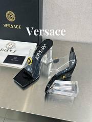 Fortok Versace Gianni Ribbon Mules Black - 3