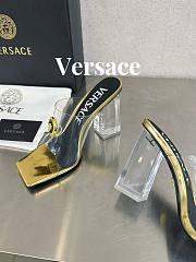 Fortok Versace Gianni Ribbon Mules Gold - 2