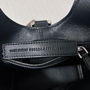 Fortok Balenciaga Locker Hobo Bag Black 35x10x26cm - 3