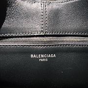 Fortok Balenciaga Locker Hobo Bag Black 35x10x26cm - 2