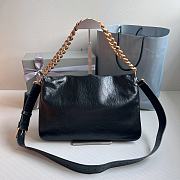 Fortok Balenciaga BB Soft Small Shoulder Bag Gold Buckle 35x24cm - 2