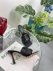 Fortok Bottega Veneta Patch High Mules Black - 6