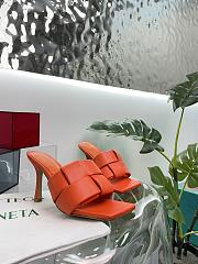 Fortok Bottega Veneta Patch High Mules Orange - 4