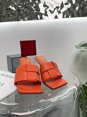 Fortok Bottega Veneta Patch High Mules Orange - 5