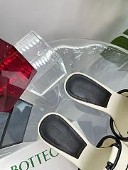 Fortok Bottega Veneta Patch High Mules White & Black - 5