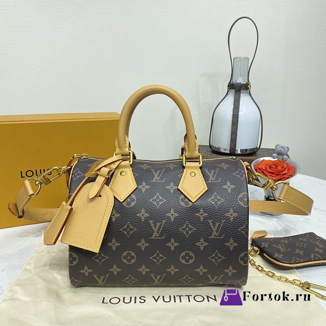 Fortok Louis Vuitton Speedy P9 Bandoulière 25 Bag Brown M24443 25x15x15cm - 1