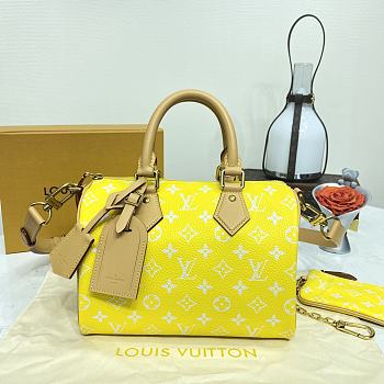 Fortok Louis Vuitton Speedy P9 Bandoulière 25 Bag Yellow M24426 25x15x15cm