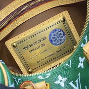 Fortok Louis Vuitton Speedy P9 Bandoulière 25 Bag Green M24423 25x15x15cm - 4