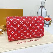 Fortok Louis Vuitton Speedy P9 Bandoulière 25 Bag Red M24425 25x15x15cm - 3