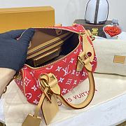 Fortok Louis Vuitton Speedy P9 Bandoulière 25 Bag Red M24425 25x15x15cm - 6