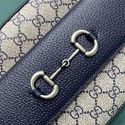 Fortok Gucci Horsebit 1955 Crossbody Bag In Black 645454 23x17x6cm - 3