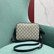 Fortok Gucci Horsebit 1955 Crossbody Bag In Black 645454 23x17x6cm - 2