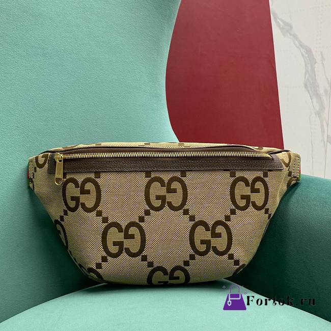 Fortok Gucci Jumbo GG Belt Bag Brown 696031 39x17x4cm - 1