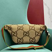 Fortok Gucci Jumbo GG Belt Bag Brown 696031 39x17x4cm - 4