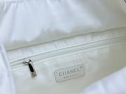 Fortok Chanel Coco Neige Travel Bag White 16x35x20cm - 3