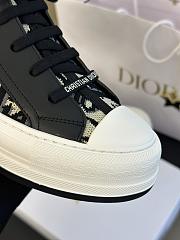 Fortok Dior Walk'n' Canvas & Leather Sneaker In Blue - 6