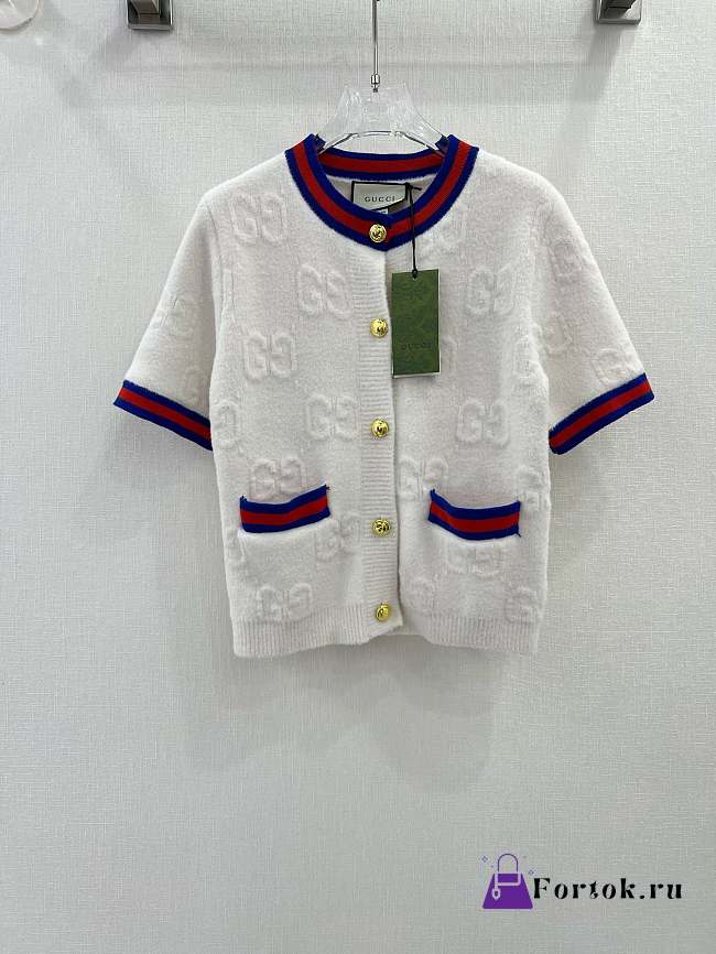 Fortok Gucci 24 Knitted Short-sleeved Cardigan - 1