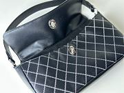 Fortok Chanel Vintage Black Armpit Bag 28x7x15cm - 5