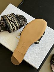 Fortok Dior Dway Slides Black And Gold-tone - 3