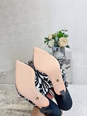 Fortok Dior J'adior Slingback Pump White&Black - 4