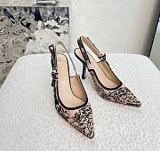Fortok Dior J'adior Slingback Pump Beige&Black - 1