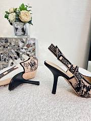 Fortok Dior J'adior Slingback Pump Beige&Black - 2