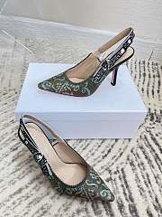 Fortok Dior J'Adior Slingback Pump Green&Blue - 3