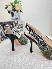 Fortok Dior J'Adior Slingback Pump Green&Blue - 2