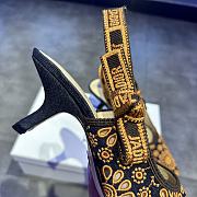 Fortok Dior J'adior Slingback Pump Saint-Gall Denim - 3