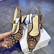 Fortok Dior J'adior Slingback Pump Saint-Gall Denim - 2