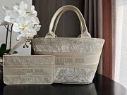 Fortok Dior Hat Basket Bag Beige 27x20x8cm - 1