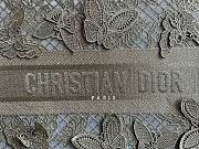 Fortok Dior Medium Dior Book Tote Beige D-lace Butterfly 36.5x28x16.5cm - 4