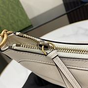 Fortok Gucci GG Marmont Small Matelassé Leather Shoulder Bag White 777263 17x26x4cm - 4