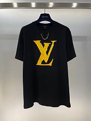 Fortok Louis Vuitton T-shirt Black With Printed Logo - 6