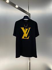 Fortok Louis Vuitton T-shirt Black With Printed Logo - 5
