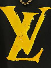 Fortok Louis Vuitton T-shirt Black With Printed Logo - 2